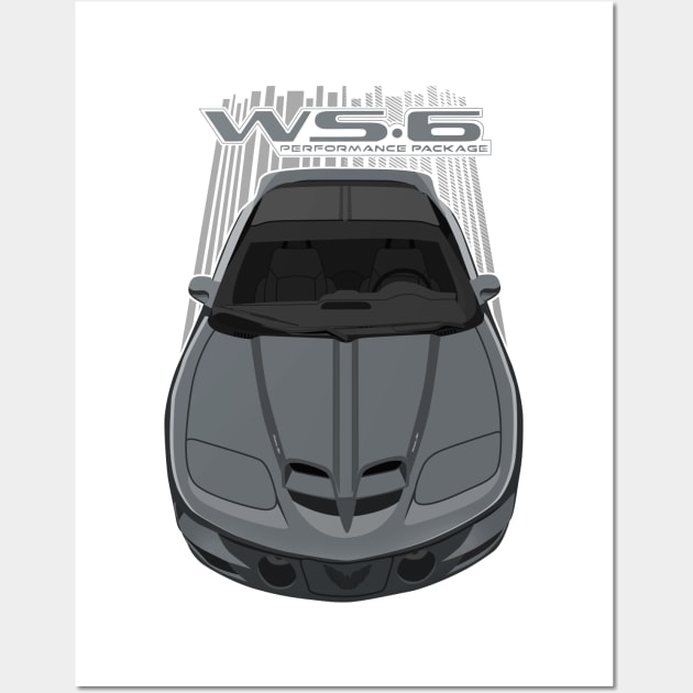 Pontiac Trans Am WS6 4thgen - Gray Wall Art by V8social